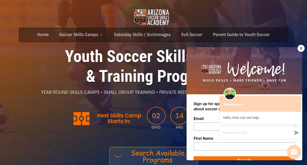 Arizona Soccer Skills Academy