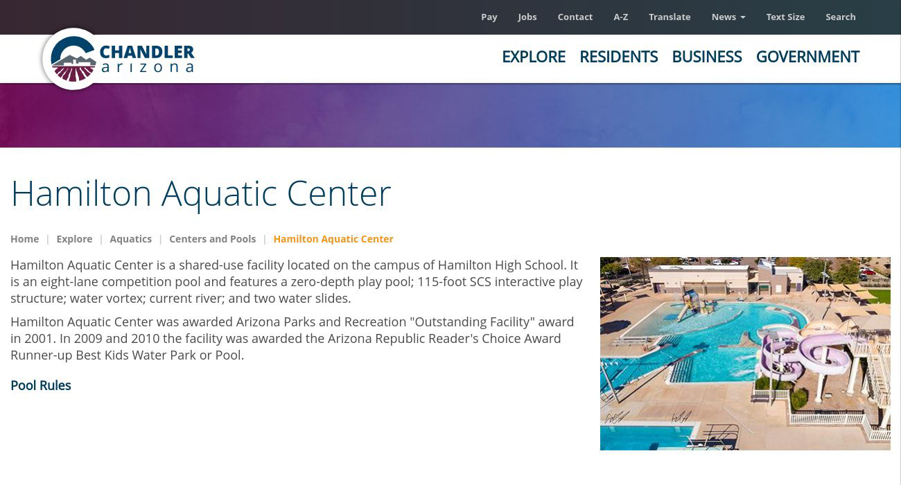 Hamilton Aquatic Center