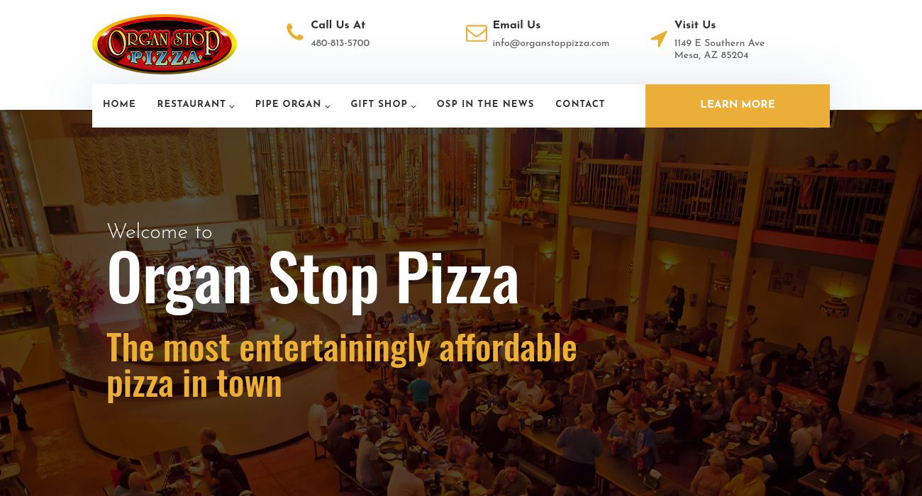 Organ Stop Pizza